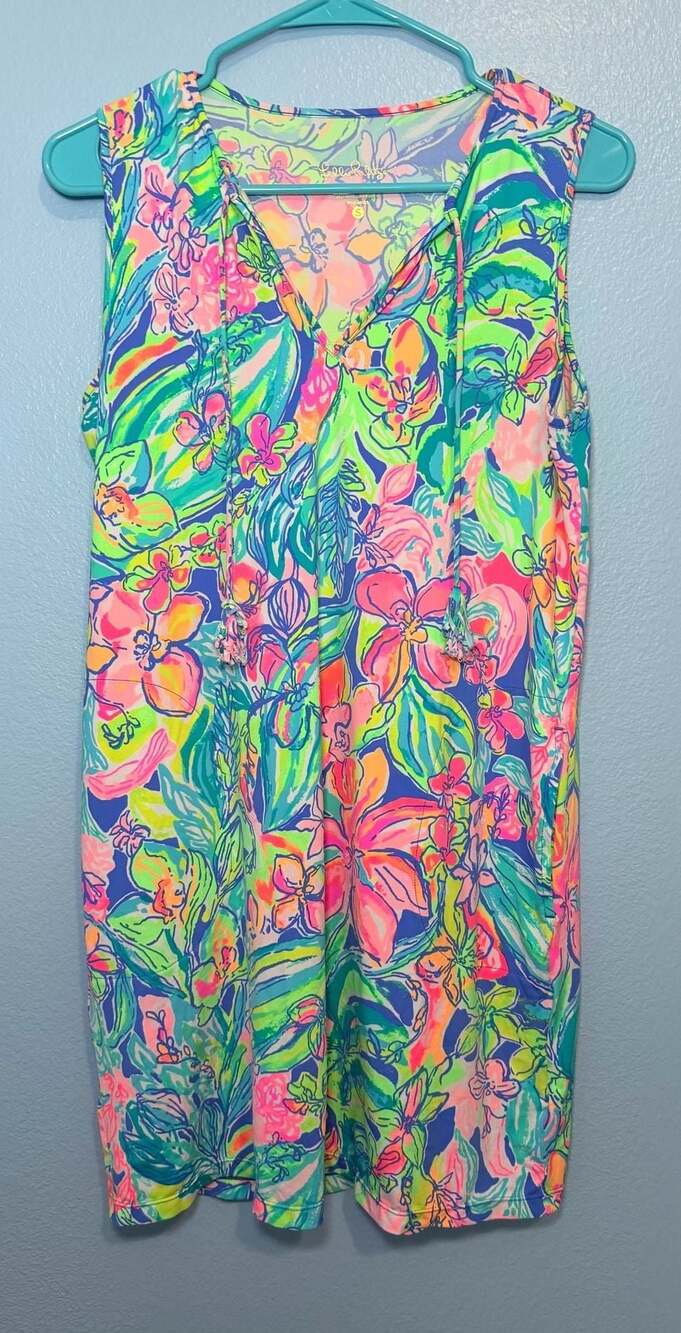 Lilly Pulitzer Womens Johana Cover Up Dress